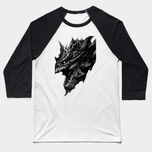Demon Dragon Baseball T-Shirt